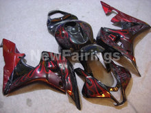 Laden Sie das Bild in den Galerie-Viewer, Black and Red Flame - CBR600RR 07-08 Fairing Kit