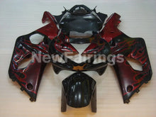 Bild in der Galerieansicht laden, Black and Red Flame - GSX-R1000 00-02 Fairing Kit
