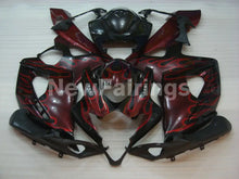 Bild in der Galerieansicht laden, Black and Red Flame - GSX-R1000 05-06 Fairing Kit