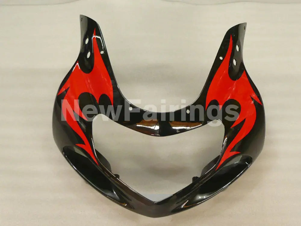 Black and Red Flame - GSX-R600 01-03 Fairing Kit