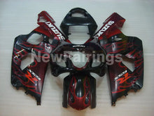 Laden Sie das Bild in den Galerie-Viewer, Black and Red Flame - GSX-R750 04-05 Fairing Kit Vehicles &amp;