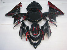 Bild in der Galerieansicht laden, Black and Red Flame - NINJA ZX-10R 04-05 Fairing Kit