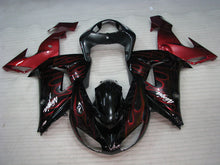 Bild in der Galerieansicht laden, Black Red Flame - NINJA ZX-10R 06-07 Fairing Kit