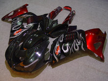 Laden Sie das Bild in den Galerie-Viewer, Black Red Flame - NINJA ZX-14R 06-11 Fairing Kit - Vehicles