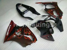 Laden Sie das Bild in den Galerie-Viewer, Black Red Flame NINJA ZX 6R 00 02 Fairing Kit Vehicles &amp;