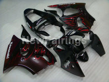 Laden Sie das Bild in den Galerie-Viewer, Black and Red Flame NINJA ZX 6R 00 02 Fairing Kit Vehicles