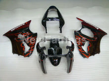 Laden Sie das Bild in den Galerie-Viewer, Black Red Flame NINJA ZX 6R 00 02 Fairing Kit Vehicles &amp;
