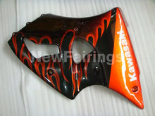 Laden Sie das Bild in den Galerie-Viewer, Black Red Flame NINJA ZX 6R 00 02 Fairing Kit Vehicles &amp;