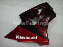 Laden Sie das Bild in den Galerie-Viewer, Black and Red Flame NINJA ZX 6R 00 02 Fairing Kit Vehicles