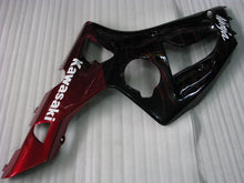 Laden Sie das Bild in den Galerie-Viewer, Black and Red Flame - NINJA ZX-6R 03-04 Fairing Kit