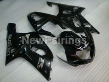 Laden Sie das Bild in den Galerie-Viewer, Black with Silver Decals Factory Style - GSX-R600 01-03 Fairing Kit