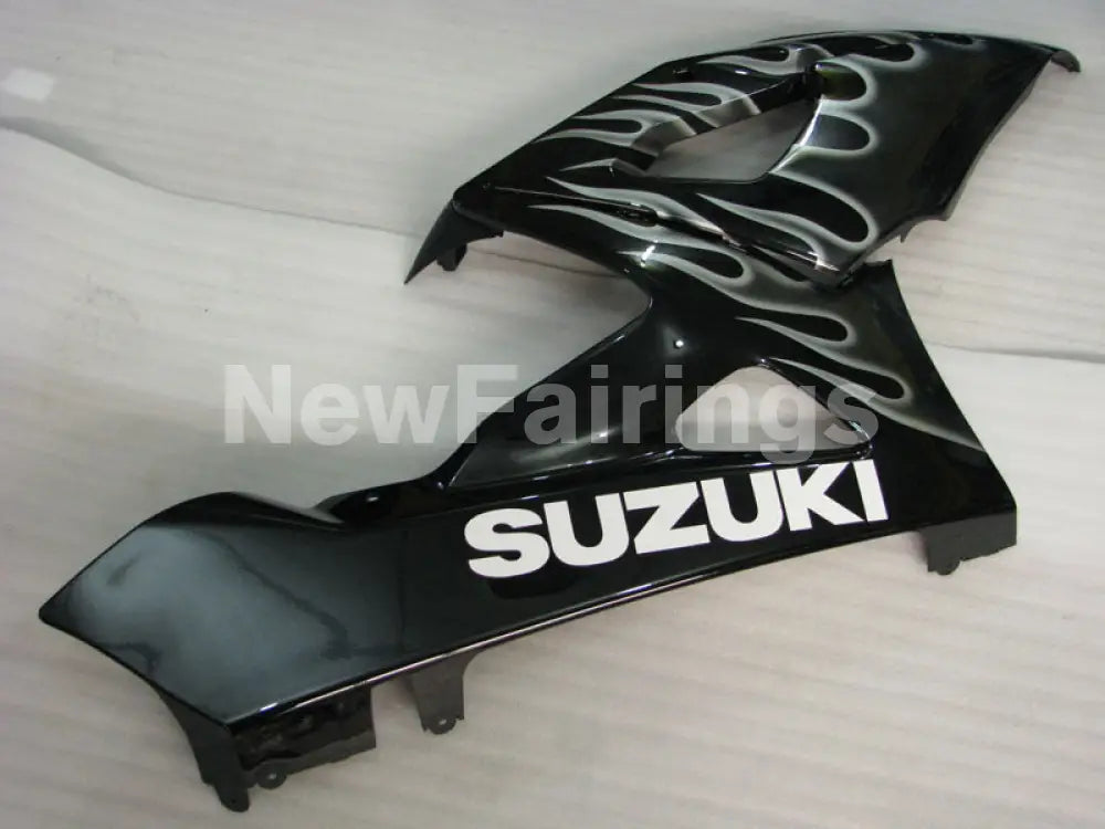 Black and Silver Flame - GSX-R1000 05-06 Fairing Kit