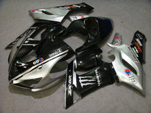 Laden Sie das Bild in den Galerie-Viewer, Black and Silver Monster - NINJA ZX-6R 05-06 Fairing Kit