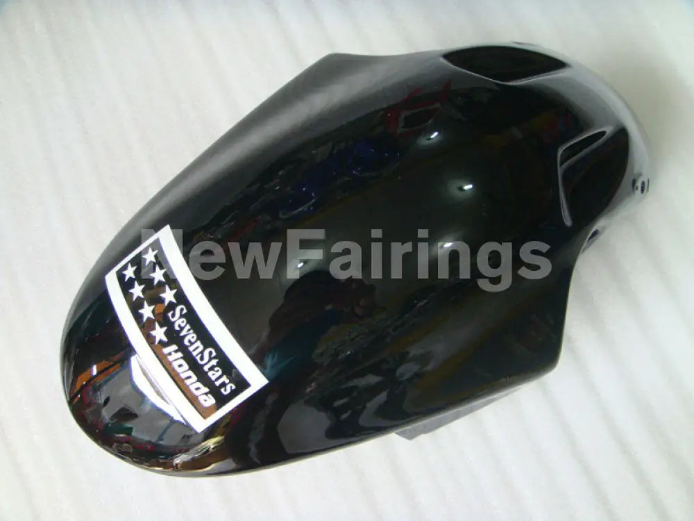 Black and Silver SevenStars - CBR 954 RR 02-03 Fairing Kit