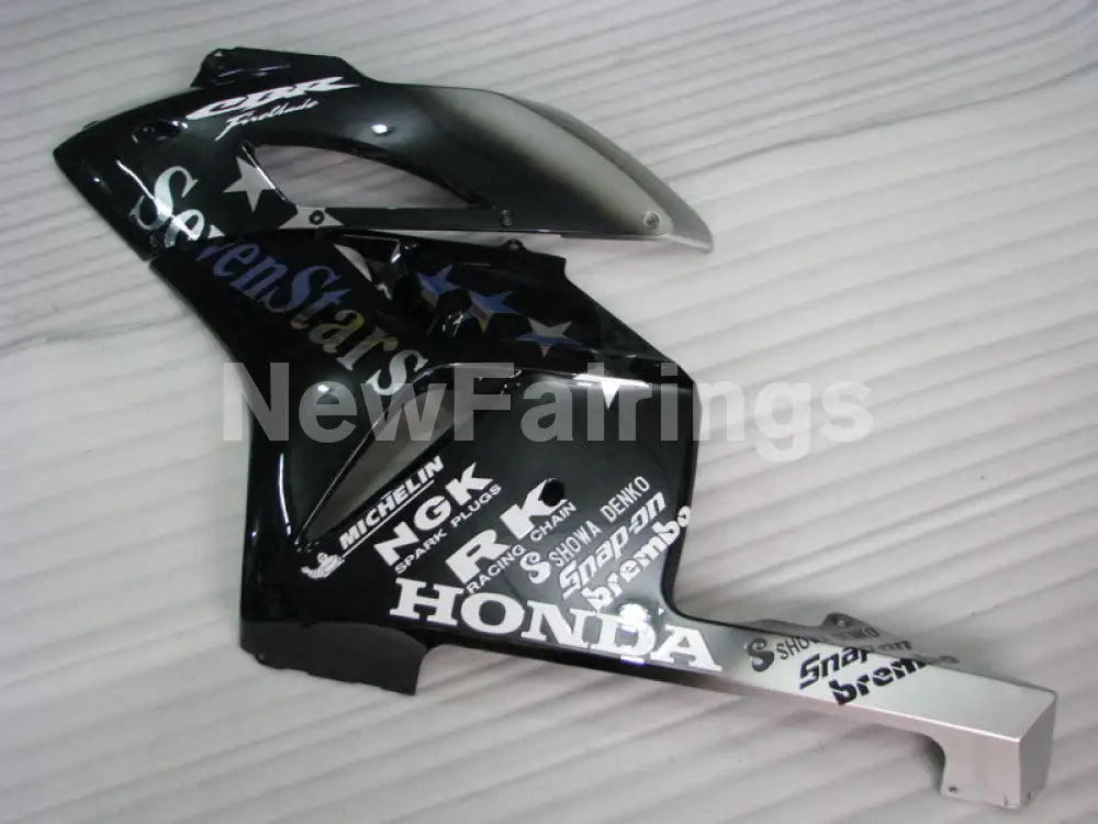 Black and Silver SevenStars - CBR1000RR 04-05 Fairing Kit