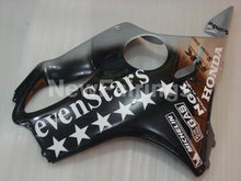 Laden Sie das Bild in den Galerie-Viewer, Black and Silver SevenStars - CBR600 F4 99-00 Fairing Kit