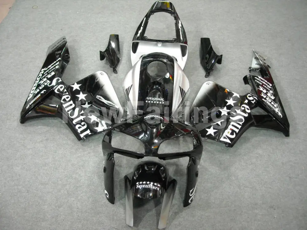 Black and Silver SevenStars - CBR600RR 05-06 Fairing Kit