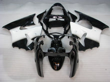 Laden Sie das Bild in den Galerie-Viewer, Black and White No decals - NINJA ZX-6R 00-02 Fairing Kit