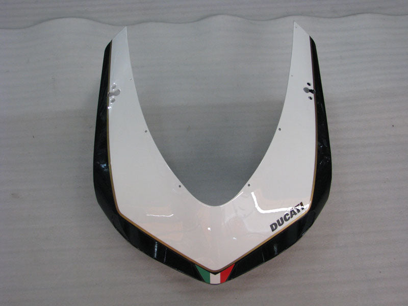 Black and White Factory Style - Ducati 848/1098/1198 07-11 Fairing Kit