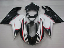 Bild in der Galerieansicht laden, Black and White Factory Style - Ducati 848/1098/1198 07-11 Fairing Kit (Single Passenger Seat)