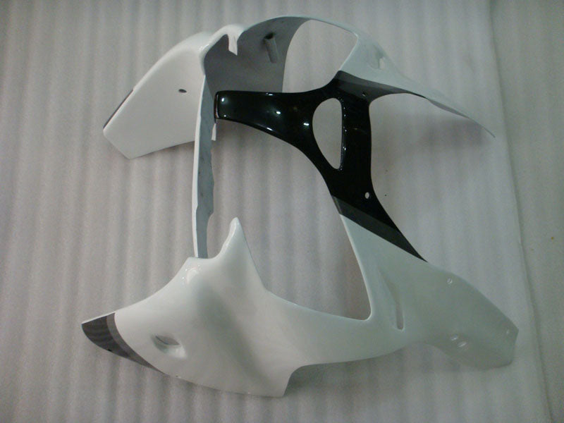 Black and White Grey No decals - NINJA ZX-6R 00-02 Fairing