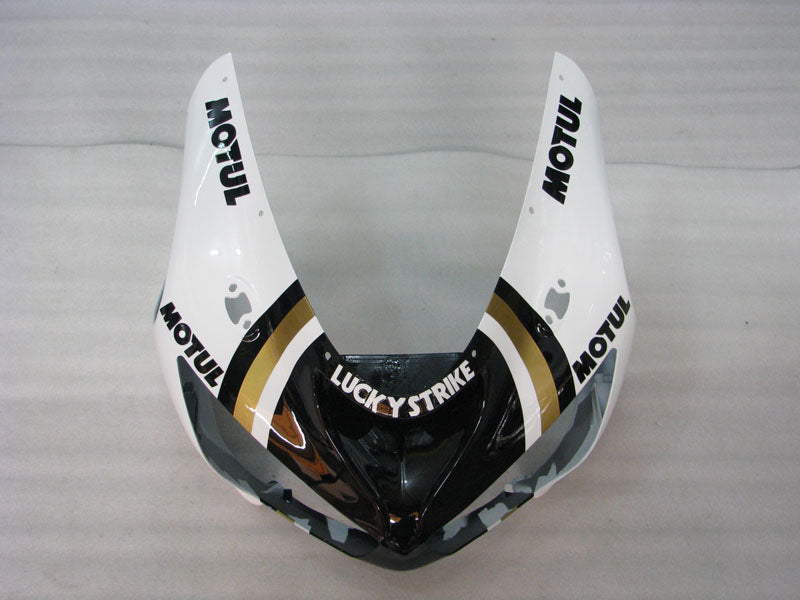 Black and White Lucky Strike - NINJA ZX-6R 05-06 Fairing