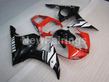 Laden Sie das Bild in den Galerie-Viewer, Black and White Red Factory Style - YZF-R6 03-04 Fairing Kit Vehicles &amp; Parts > Vehicle Parts &amp; Accessories > Motor