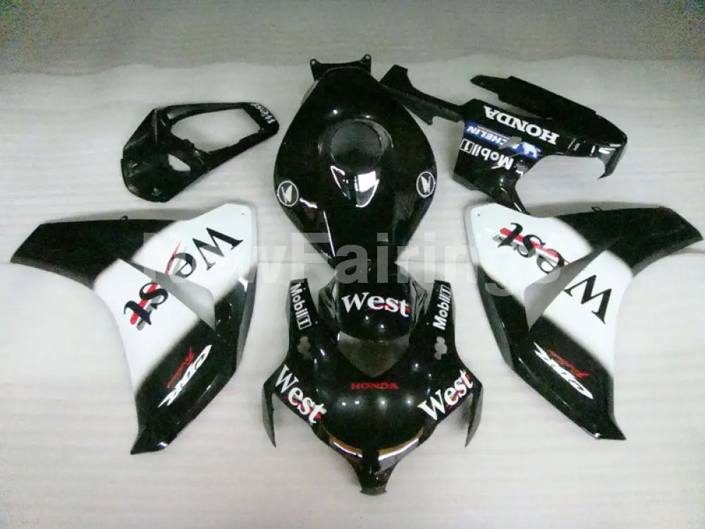Black and White West - CBR1000RR 08-11 Fairing Kit