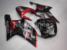 Laden Sie das Bild in den Galerie-Viewer, Black and Wine Red Factory Style - GSX-R600 01-03 Fairing Kit