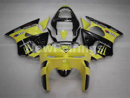 Black and Yellow Monster - NINJA ZX-6R 98-99 Fairing Kit Vehicles & Parts > Vehicle Parts & Accessories > Motor Vehicle