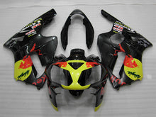 Laden Sie das Bild in den Galerie-Viewer, Black and Yellow Red Bull - NINJA ZX-12R 02-04 Fairing Kit