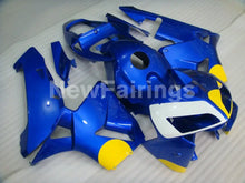 Laden Sie das Bild in den Galerie-Viewer, Blue and Yellow No decals - CBR600RR 05-06 Fairing Kit -
