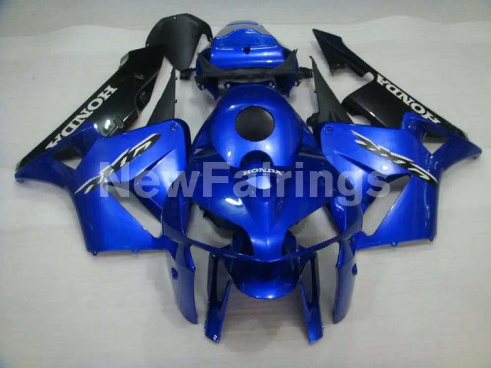 Blue and Black Factory Style - CBR600RR 05-06 Fairing Kit