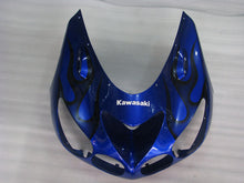 Laden Sie das Bild in den Galerie-Viewer, Blue and Black Flame - NINJA ZX-14R 06-11 Fairing Kit