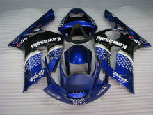 Laden Sie das Bild in den Galerie-Viewer, Blue and Black FUCHS - NINJA ZX-6R 03-04 Fairing Kit