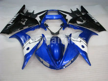 Laden Sie das Bild in den Galerie-Viewer, Blue Black and White Factory Style - YZF-R6 03-04 Fairing Kit Vehicles &amp; Parts > Vehicle Parts &amp; Accessories > Motor