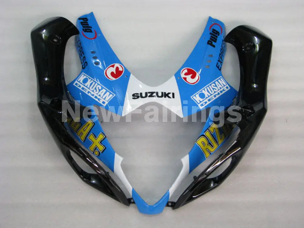Blue and Black White Rizla - GSX-R1000 05-06 Fairing Kit