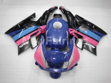 Laden Sie das Bild in den Galerie-Viewer, Blue and Pink Black Factory Style - CBR600 F2 91-94 Fairing Kit