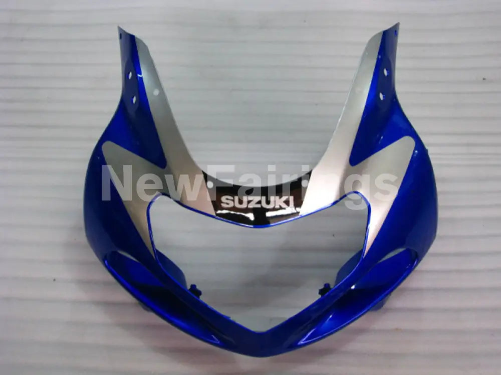 Blue and Silver Black Factory Style - GSX-R1000 00-02 Fairing Kit