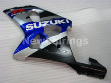 Bild in der Galerieansicht laden, Blue and Silver Black Factory Style - GSX-R1000 00-02 Fairing Kit