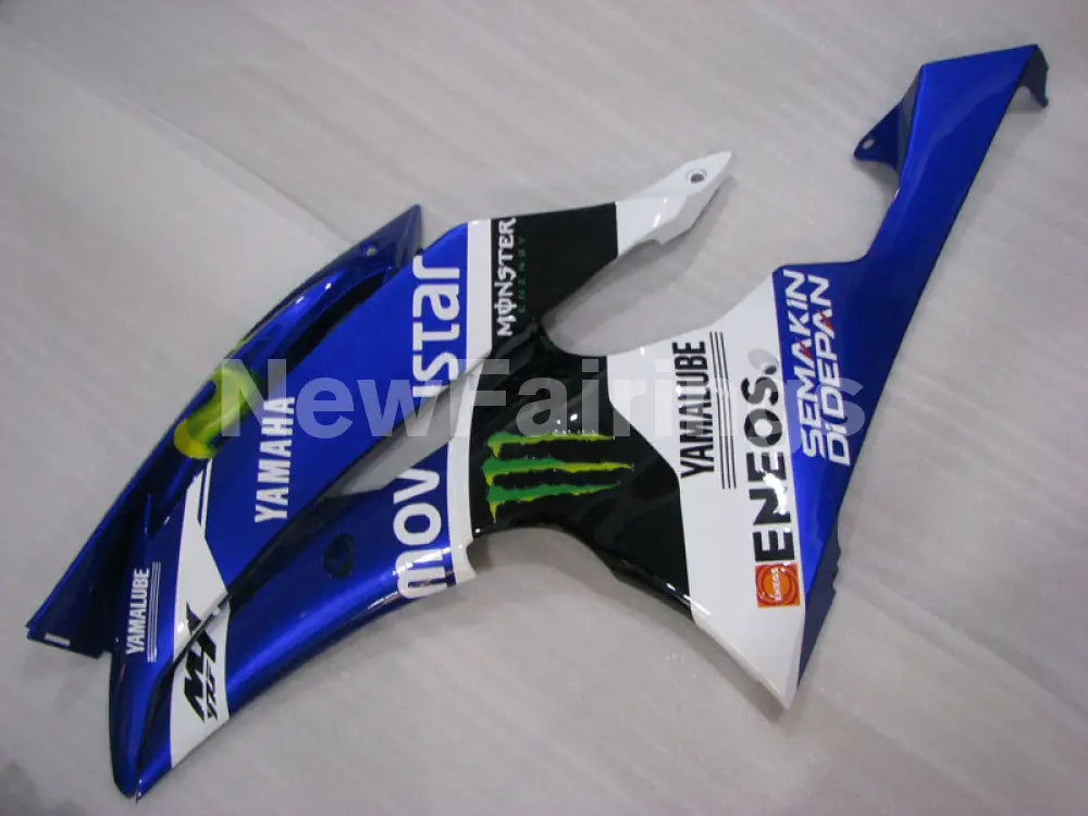 Blue and White Black Movistar - YZF-R6 08-16 Fairing Kit Vehicles & Parts > Vehicle Parts & Accessories > Motor Vehicle