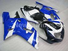 Laden Sie das Bild in den Galerie-Viewer, Blue and White No decals - GSX-R600 01-03 Fairing Kit