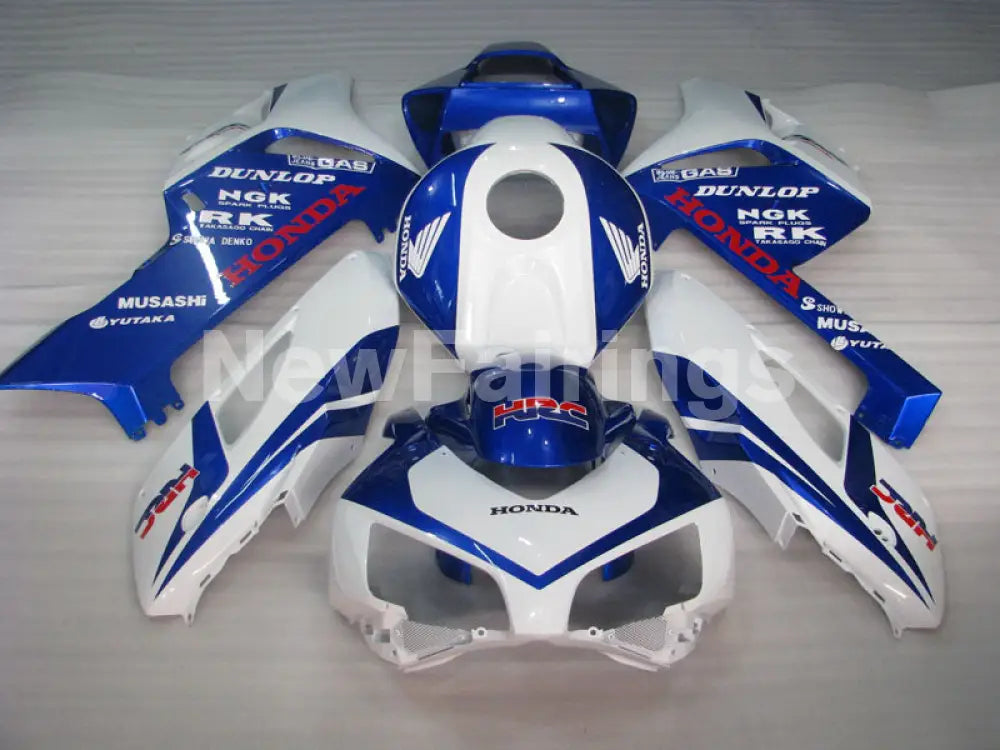 Blue and White Factory Style - CBR1000RR 04-05 Fairing Kit