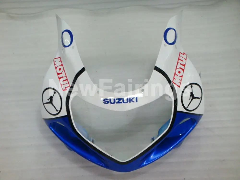 Blue and White Jordan - GSX-R600 01-03 Fairing Kit