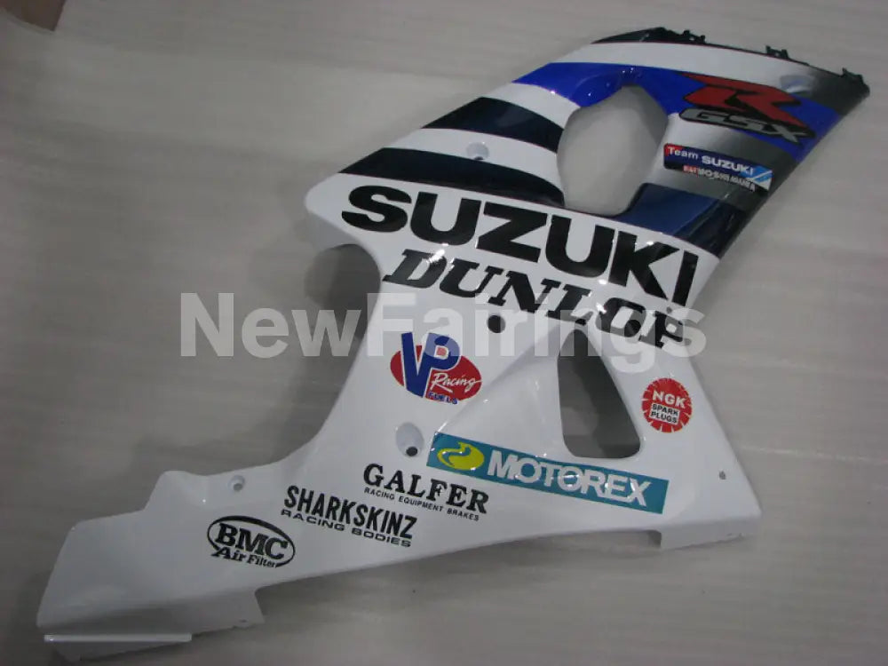 Blue and White MOTOREX - GSX-R1000 00-02 Fairing Kit