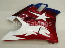 Laden Sie das Bild in den Galerie-Viewer, Blue and Wine Red Star - CBR600 F2 91-94 Fairing Kit