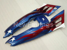 Laden Sie das Bild in den Galerie-Viewer, Blue and Wine Red Star - CBR600 F2 91-94 Fairing Kit