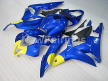 Laden Sie das Bild in den Galerie-Viewer, Blue and Yellow No decals - CBR600RR 07-08 Fairing Kit -