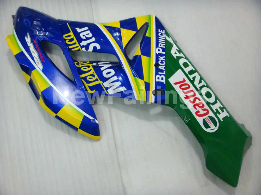 Blue and Yellow Movistar - CBR1000RR 04-05 Fairing Kit