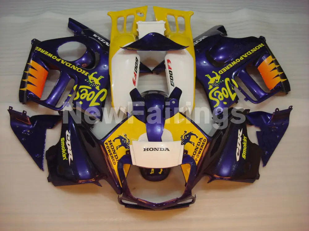Blue and Yellow White Joes - CBR600 F3 95-96 Fairing Kit